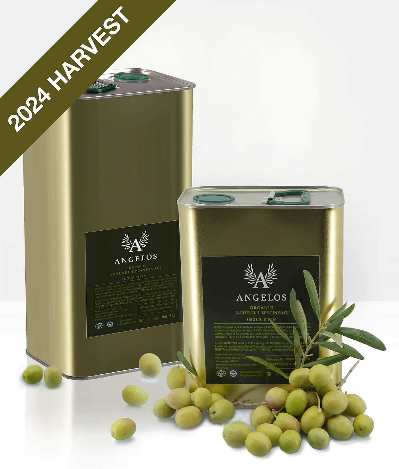 2024 Harvest! Organic Extra Virgin Olive Oils