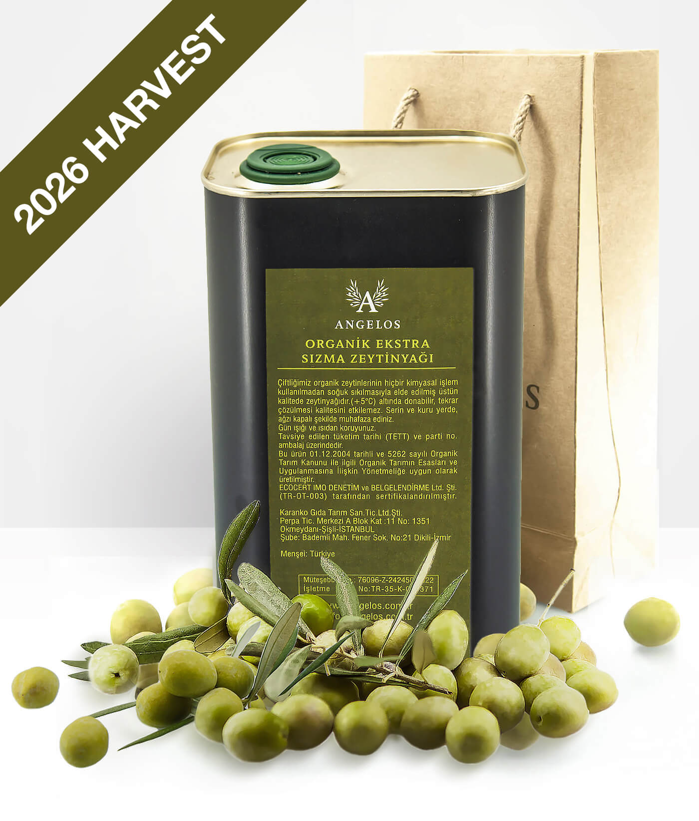 2026 Harvest! Organic FIRST PRESS Olive Oils