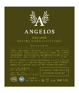 Organik Ekstra Sızma Zeytinyağı (5 Lt.) Etiket