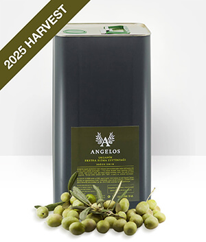 2025 Harvest! Organic Extra Extra Virgin Olive Oil (5 Lt.)
