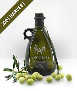 2025 Harvest! Organic FIRST PRESS Extra-Extra Virgin Olive Oil  (0.5 Lt.)