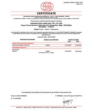 EOS Certificate